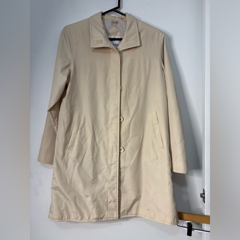 London Fog Beige Trench Coat